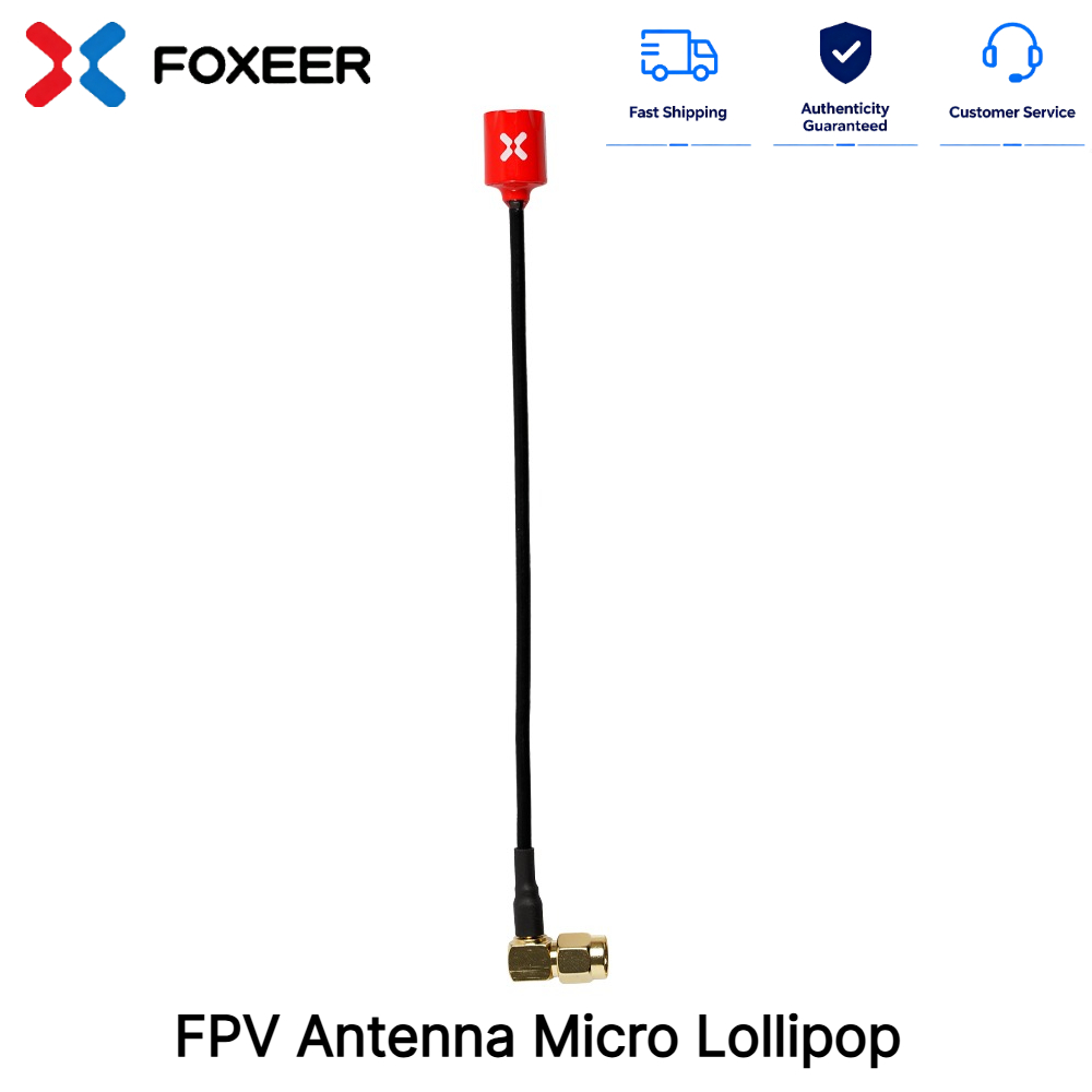 Drone Racing Goggles - Antena Foxeer Micro Lollipop V4, wersja